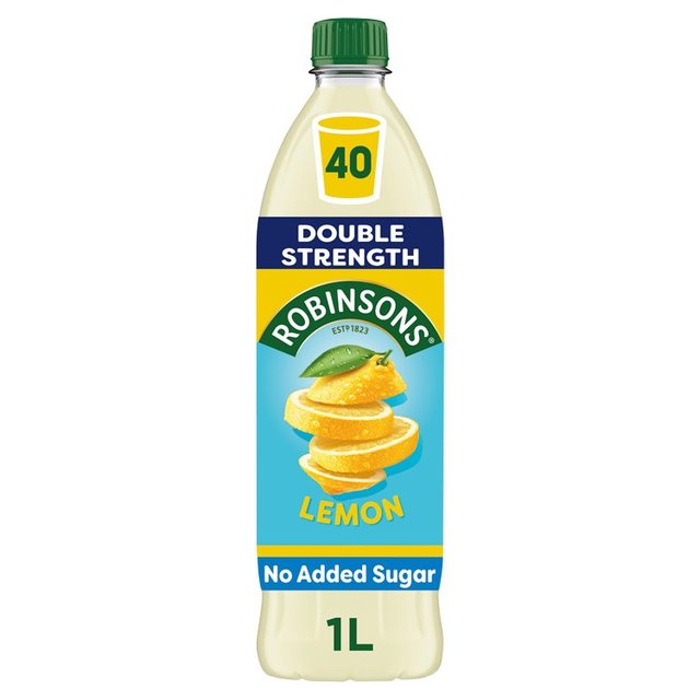 Robinsons Double Strength Lemon Squash, 1L