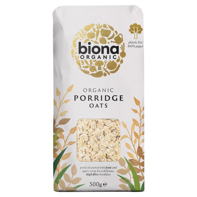 Biona Porridge Oats Organic, 500g