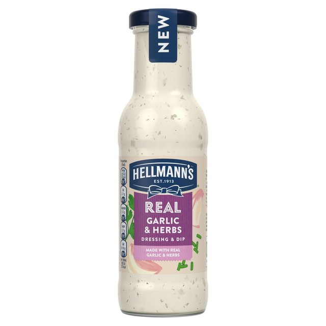 Hellmann’s Garlic & Herb Salad Dressing & Dip, 250ml