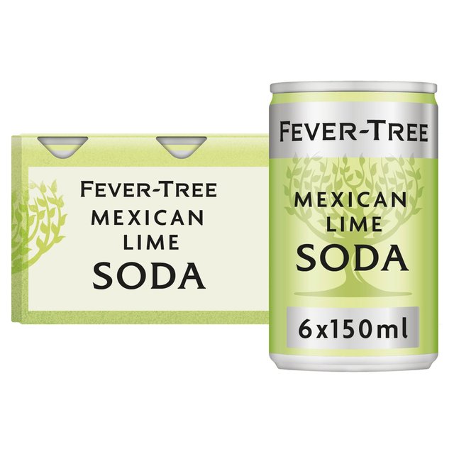 Fever-Tree Mexican Lime Soda, 6 x 150ml