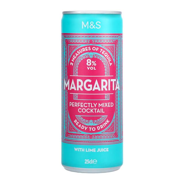 M & S Margarita Cocktail Can, 250ml