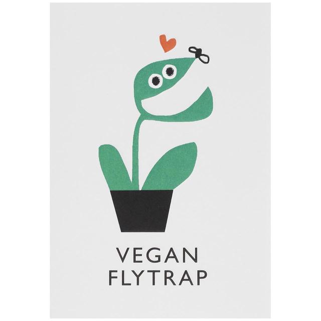 M & S Vegan Flytrap Birthday Card