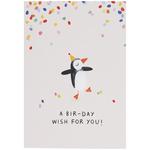M&S Party Penguin Birthday Card