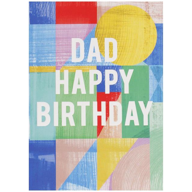 M & S Dad Happy Birthday Card