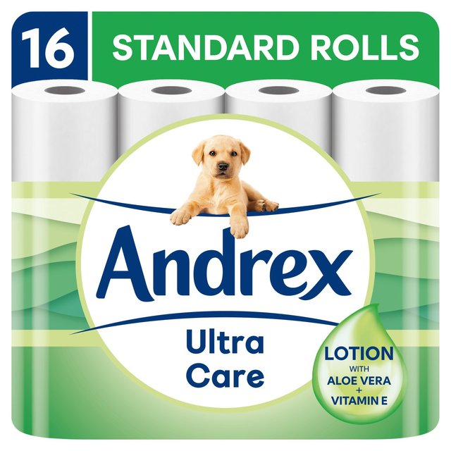 Andrex Ultra Care Toilet Roll, 16 Per Pack