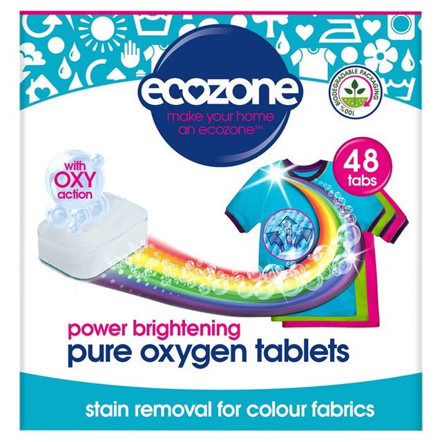 Ecozone Pure Oxygen Brightener Tablets, 48, 562g