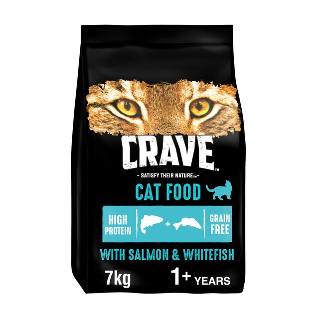 Crave Cat Dry Adult With Salmon and Whitefish, 7kg