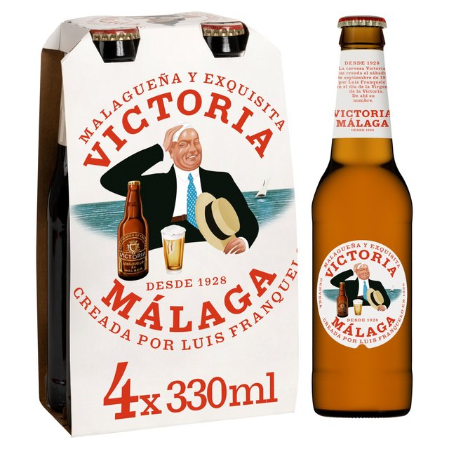 Damm Brewery UK Ltd Victoria Malaga Mediterranean Lager, 4 x 330ml