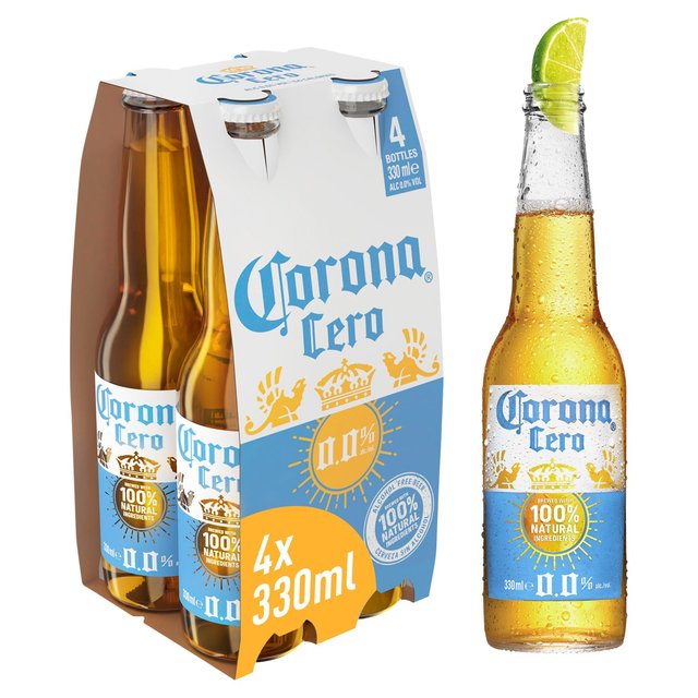 Corona Cero Alcohol Free Beer, 4 x 330ml