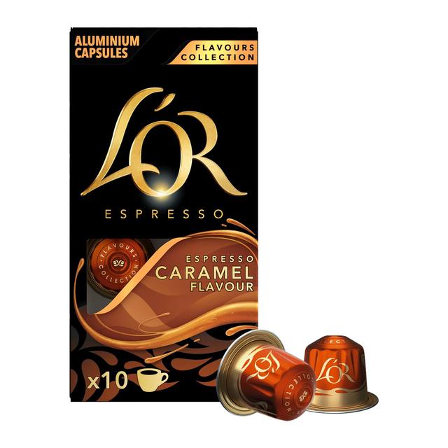 L’OR Caramel Coffee Pods, 10 Per Pack