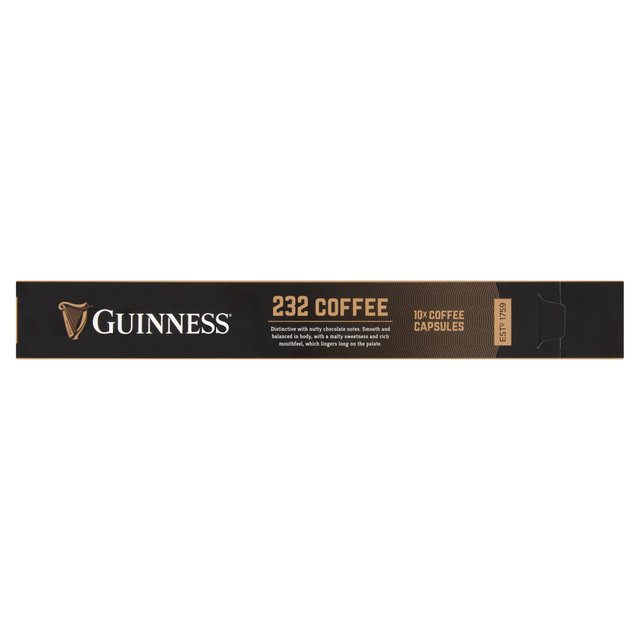 Tiki Tonga Guinness 232 Coffee Nespresso Compatible Capsules, 10 Per Pack
