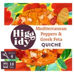 Higgidy Mediterranean Pepper & Feta Veg-Packed Quiche