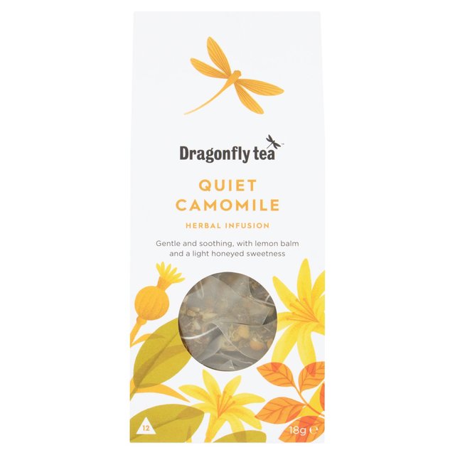 Dragonfly Quiet Camomile Pyramids, 12 Per Pack