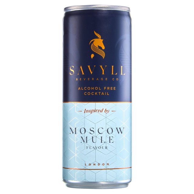 Savyll Alcohol Free Cocktail Ginger Moscow Mule Flavour, 250ml