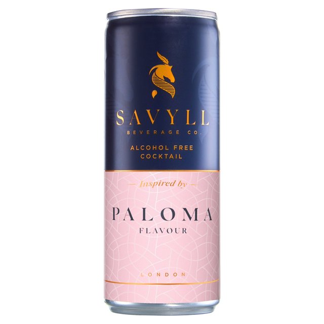 Savyll Alcohol Free Cocktail Grapefruit Paloma Tequila Flavour, 250ml
