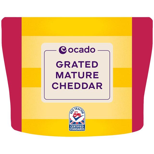 Ocado Grated Mature Cheddar, 250g
