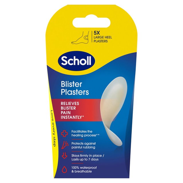 Scholl Heel Blister Plasters, 5 Per Pack