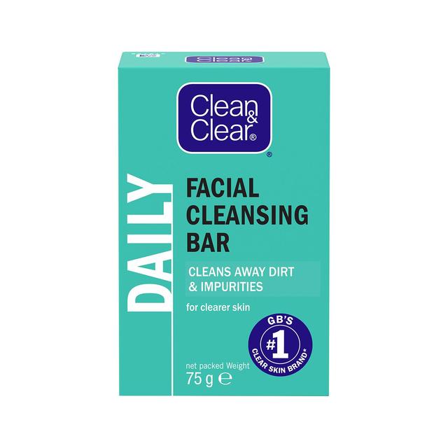 Johnson and Johnson Clean & Clear Facial Cleansing Bar, 75g