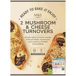 M&S 2 Mushroom & Cheese Turnovers Frozen
