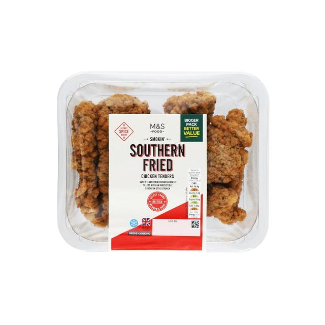 M & S Smokin’ Southern Fried Chicken Tenders, 600g