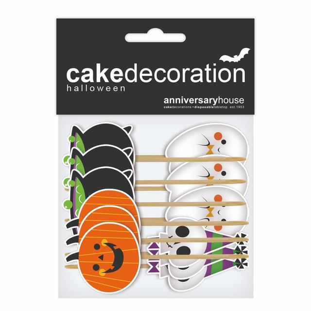 Creative Party Halloween Cupcake Toppers, 12 Per Pack