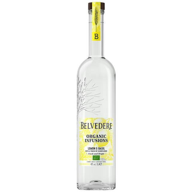 Belvedere Organic Infusion Lemon & Basil, 70cl