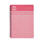 Nu Cloud Pastel A4 Pink Wiro Notebook - 110 pgs