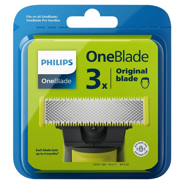 Philips OneBlade 3 Pack Rlade Refills, 3 Per Pack