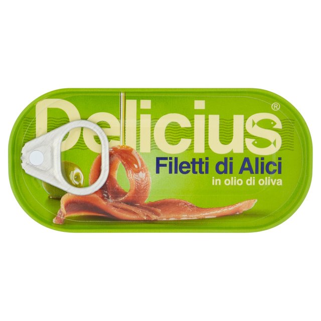 Delicius Anchovy Fillets in Olive Oil, 46g