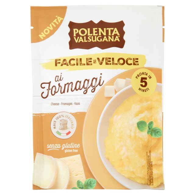 Delicius Polenta Valsugana Quick & Easy With Cheese, 80g
