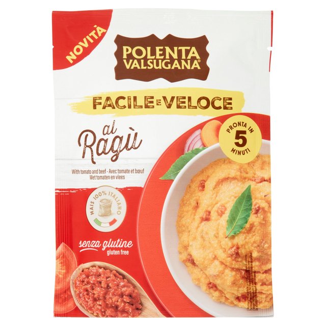 Delicius Polenta Valsugana Quick & Easy With Bolognese Sauce, 80g