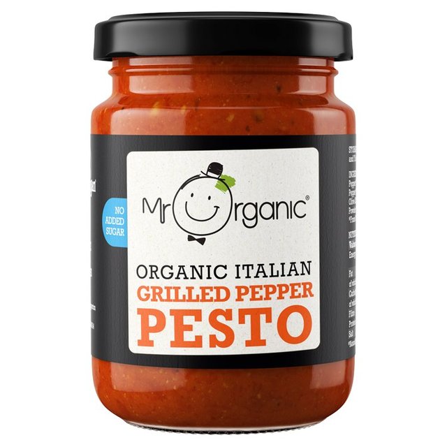 Mr Organic Grilled Pepper Pesto, 130g