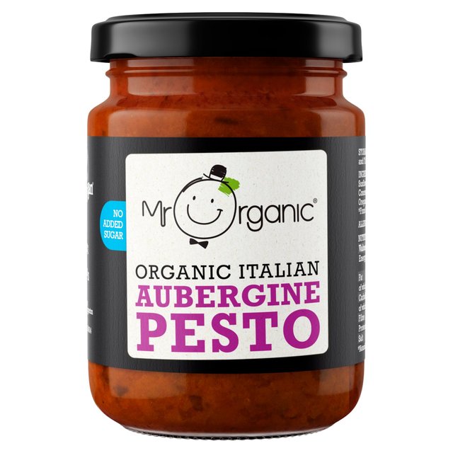 Mr Organic Aubergine Pesto, 130g