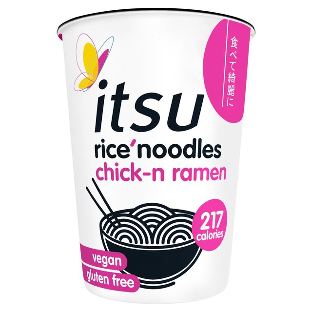 Itsu Chick-n Ramen Rice Noodles cup, 64g