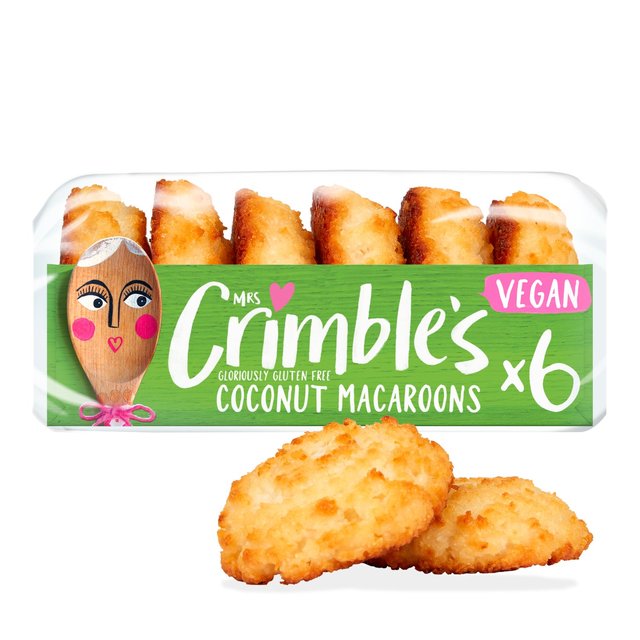 Mrs Crimble’s Gluten Free Vegan Coconut Macaroons, 180g