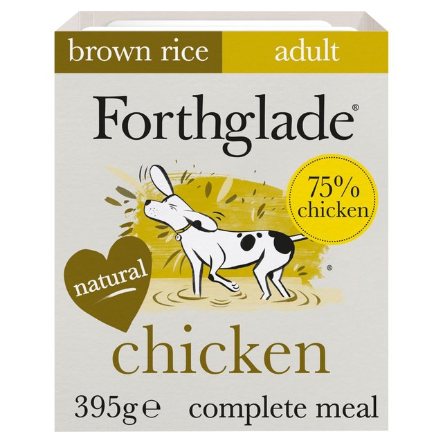 Forthglade Complete Adult Chicken With Brown Rice & Veg, 395g