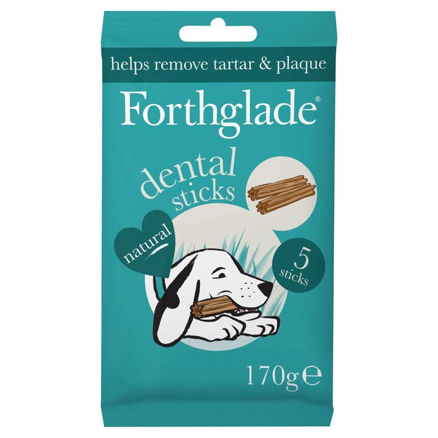 Forthglade Natural Plant Based Dental Sticks, 5 Per Pack