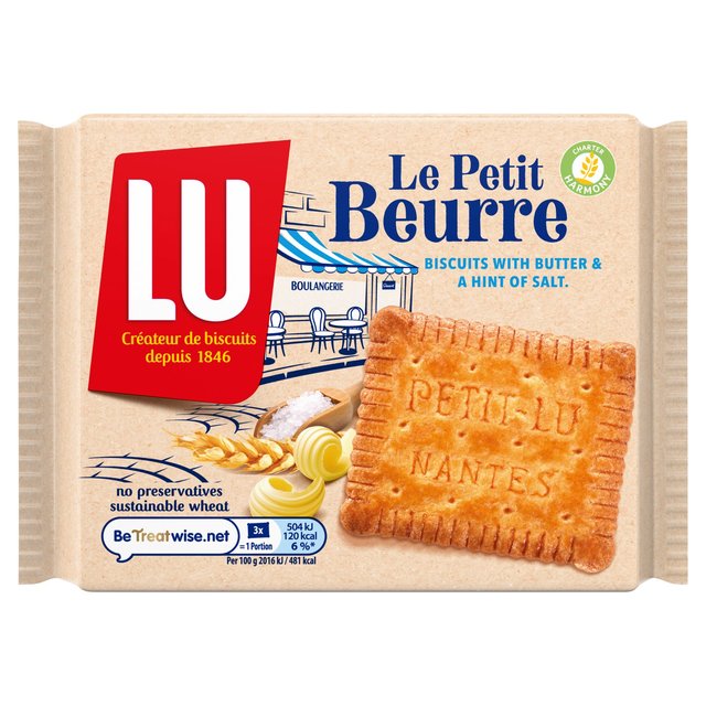 LU Petit Beurre Salted Butter Biscuits, 167g