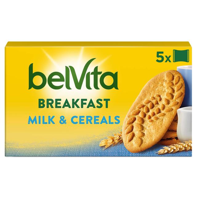 Belvita Milk & Cereals Breakfast Biscuits, 5 Per Pack