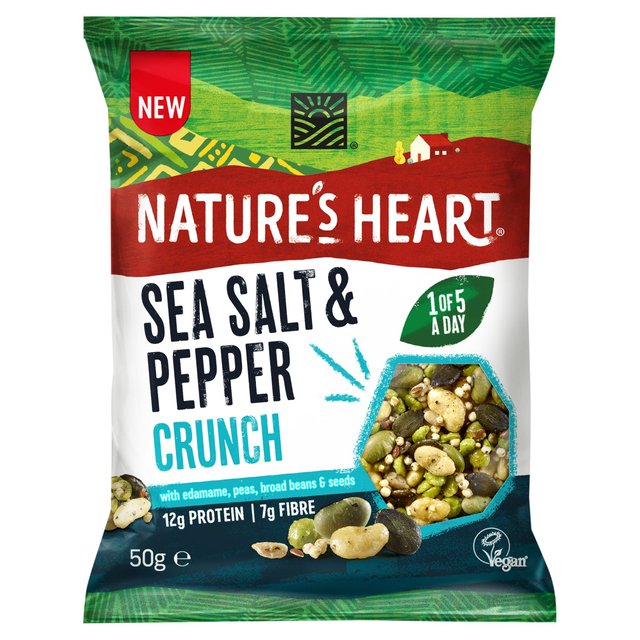 Nature’s Heart Vegan Crunch Salt & Pepper, 50g
