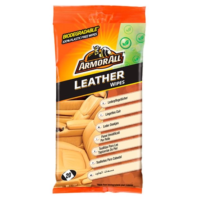 Armor All Leather Flow Wipes, 20 Per Pack