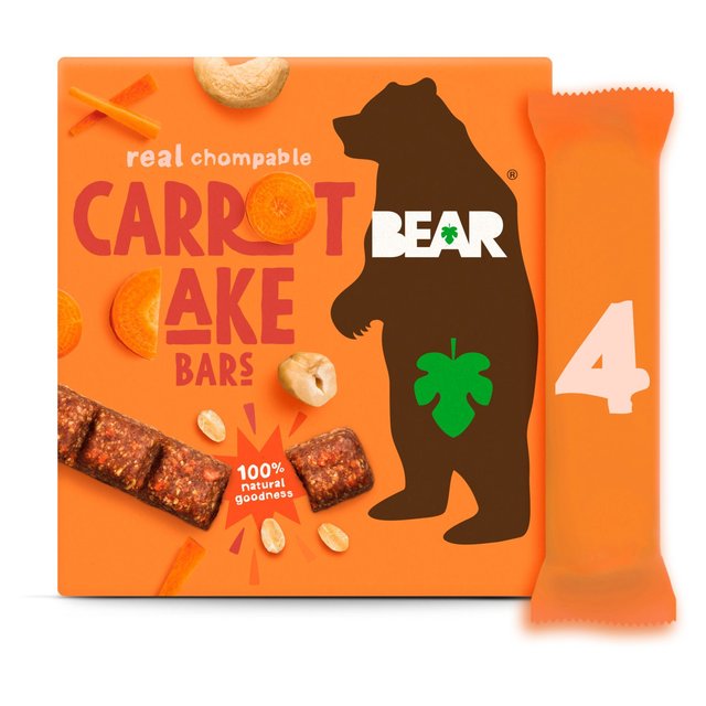 Bear Bars Carrot Cake Multipack, 4 x 27g