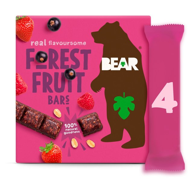 Bear Bars Forest Fruit Multipack, 4 x 27g