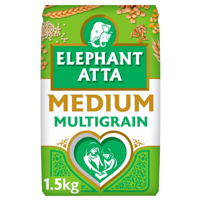 Elephant Atta Medium With Added Multigrain Chapatti Flour, 1.5kg