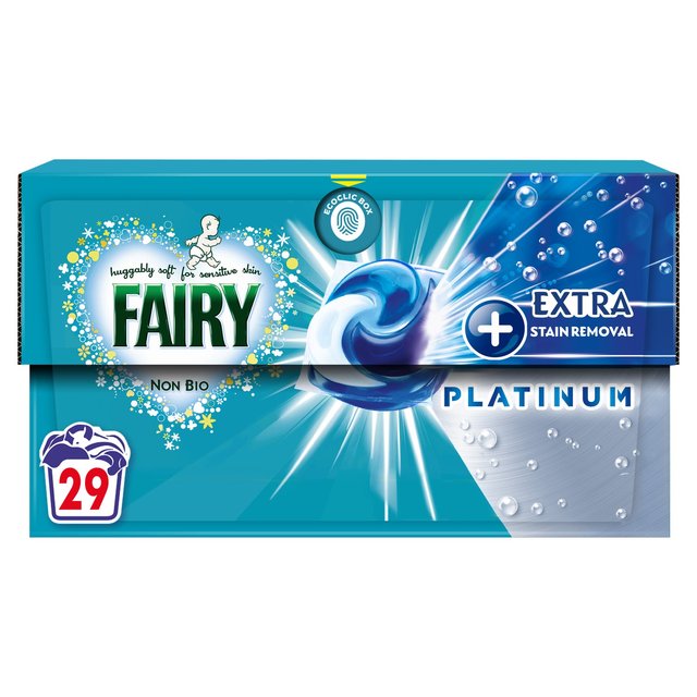 Fairy Platinum Non Bio Pods Washing Capsules 29 Washes, 29 Per Pack
