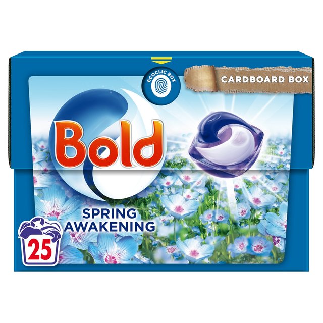 Bold Long-Lasting 3in1 Pods Washing Capsules Spring Awakening For 25 Washes, 25 Per Pack