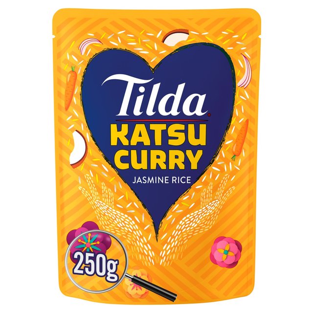Tilda Microwave Katsu Curry Jasmine Rice, 250g