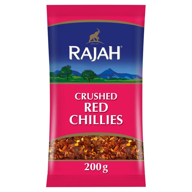 Rajah Spices Crushed Red Chilli Whole, 200g