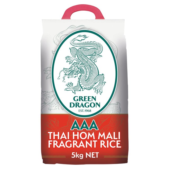 Green Dragon Thai Hom Mali Fragrant Jasmine Rice, 5kg