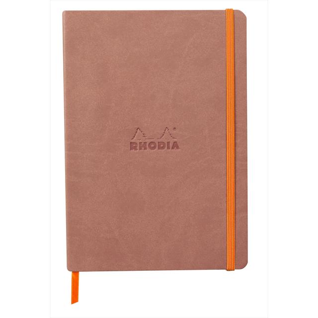 Exaclair Clairefontaine Rhodiarama Softcover Notebook A5 Rosewood
